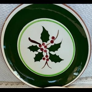 STANGL Pottery Dinner Plates HOLLY PATTERN
